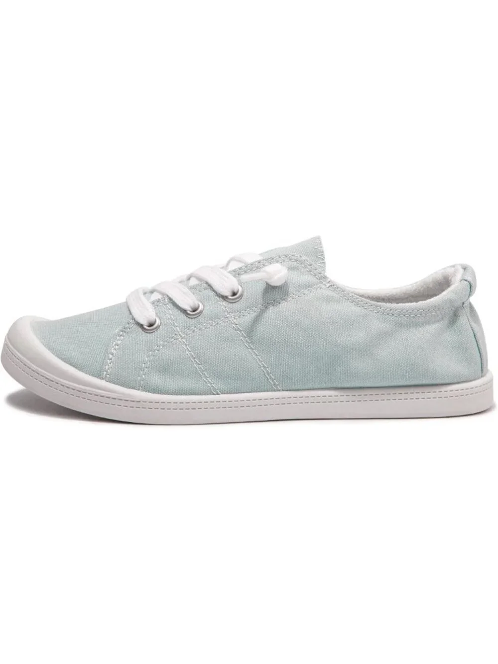 Women's Sky Canvas Low Top Casual Classic Non Slip Rubber Outsole Flat Sneakers